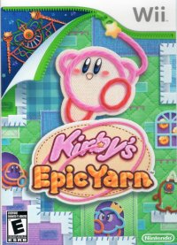 Kirby's Epic Yarn Wii US box art